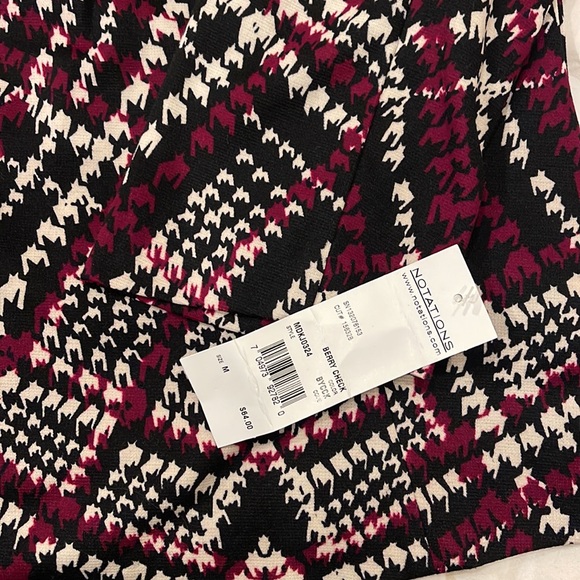 NWT Notations Open Front Faux Leather Print Jacket Blazer - Picture 6 of 8